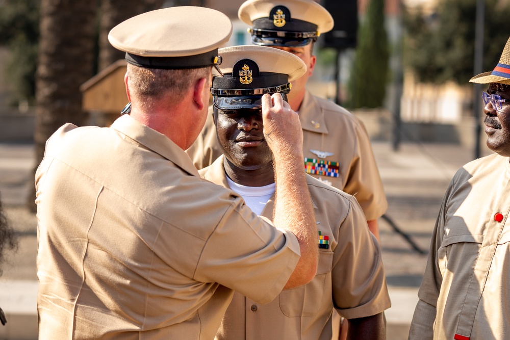 2023 Naval Air Station Sigonella Chief Pinning Ceremony, Italy  29Sep2023