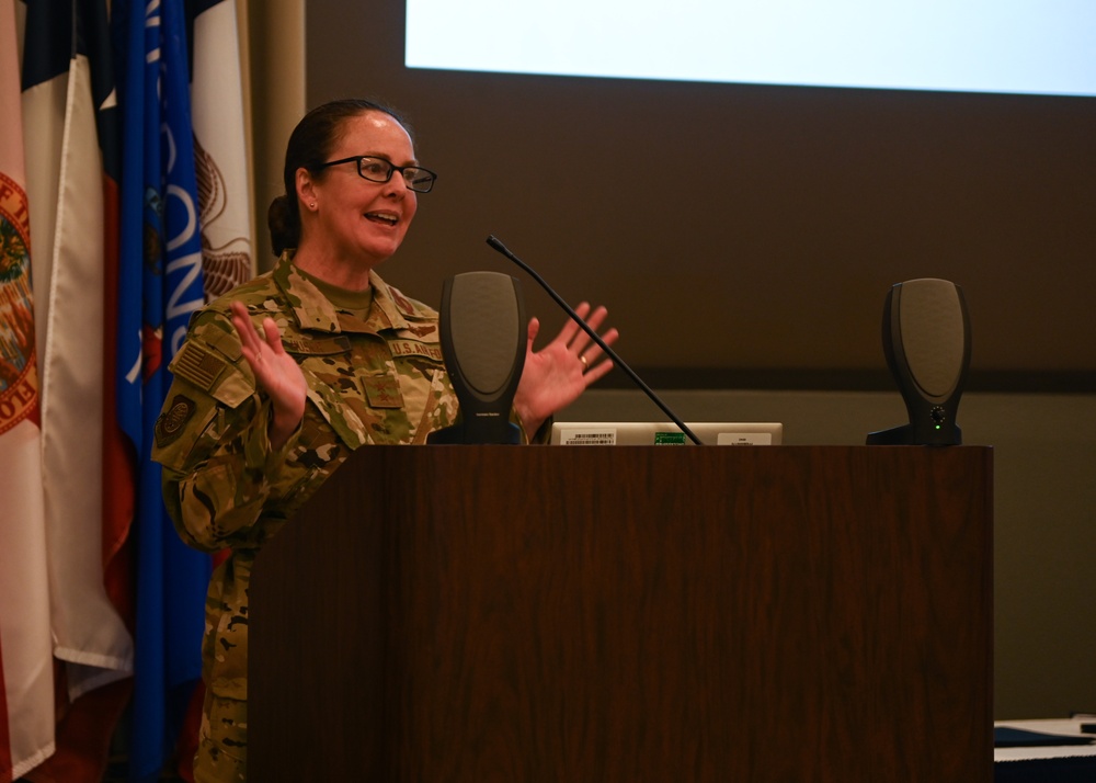 20th Air Force Commander Maj. Gen. Stacy Huser Pays a Visit to 532nd Training Squadron Graduation