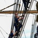 Coast Guard Academy cadets train aboard Coast Guard Cutter Eagle (WIX 327)