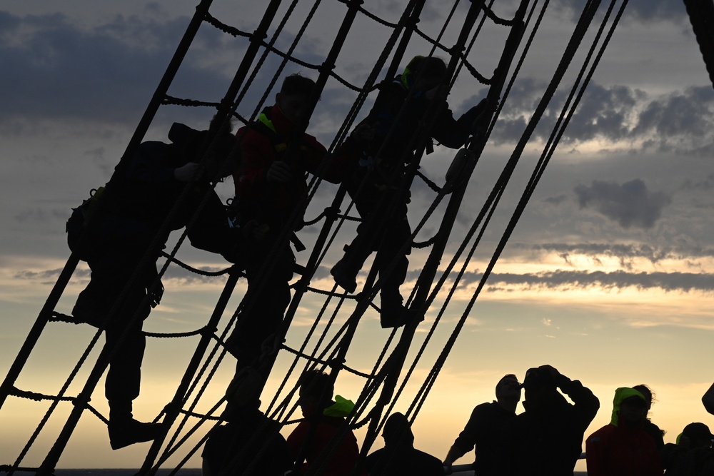 Coast Guard Cutter Eagle conducts 2024 training cruise