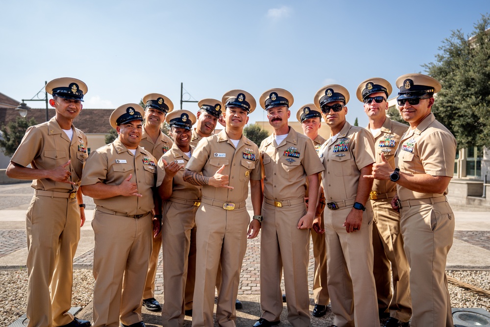 2023 Naval Air Station Sigonella Chief Pinning Ceremony, Italy  29Sep2023