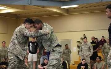 Chemical Corps Soldier hones warrior skills through Combatives training on Fort Stewart