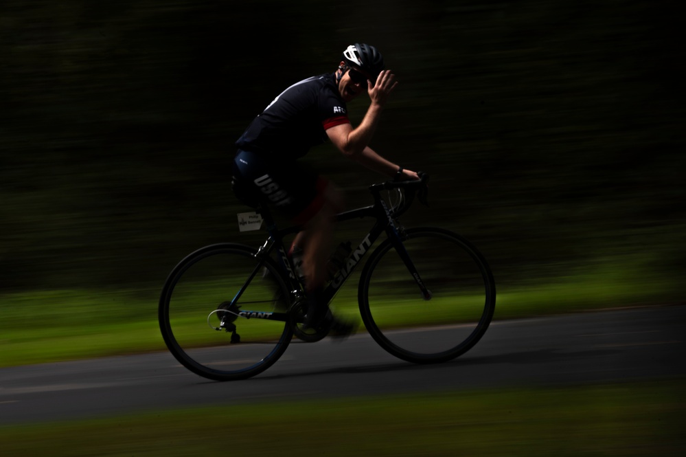 Air Force Cycling Team rides Memorial to Memorial Ride in support of Air Force Wounded Warrior Program