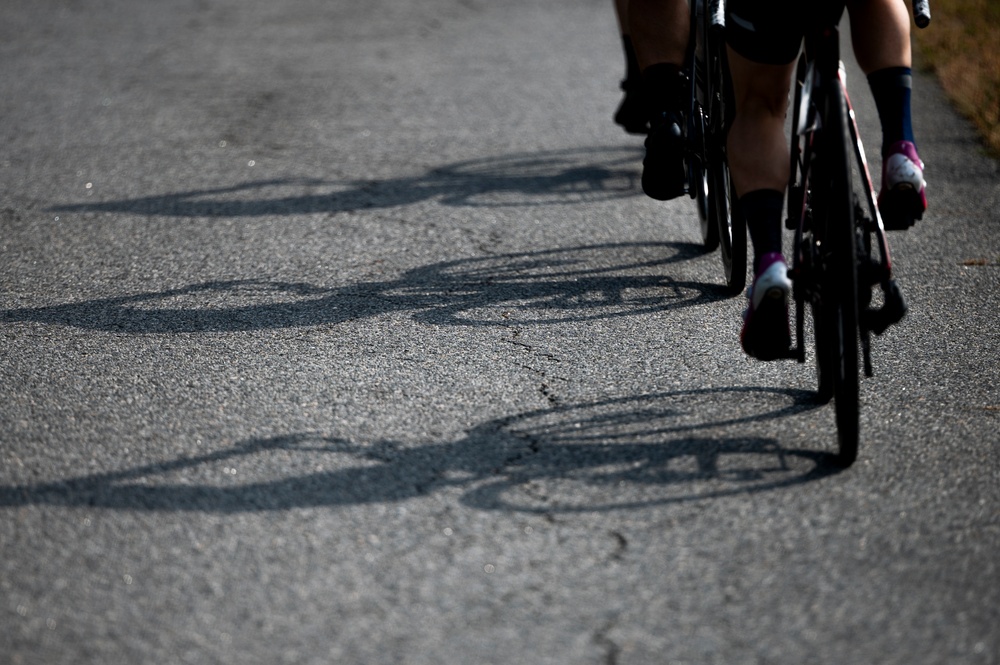 Air Force Cycling Team rides Memorial to Memorial Ride in support of Air Force Wounded Warrior Program