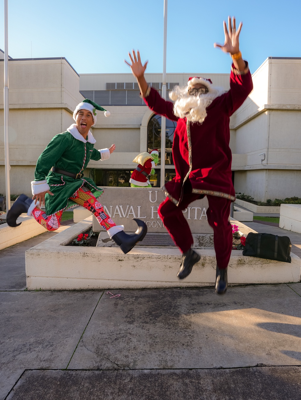 On 11DEC2024 NMRTC Sigonella/US Naval Hospital Sigonella Triad spread Holiday Cheer throughout the command.