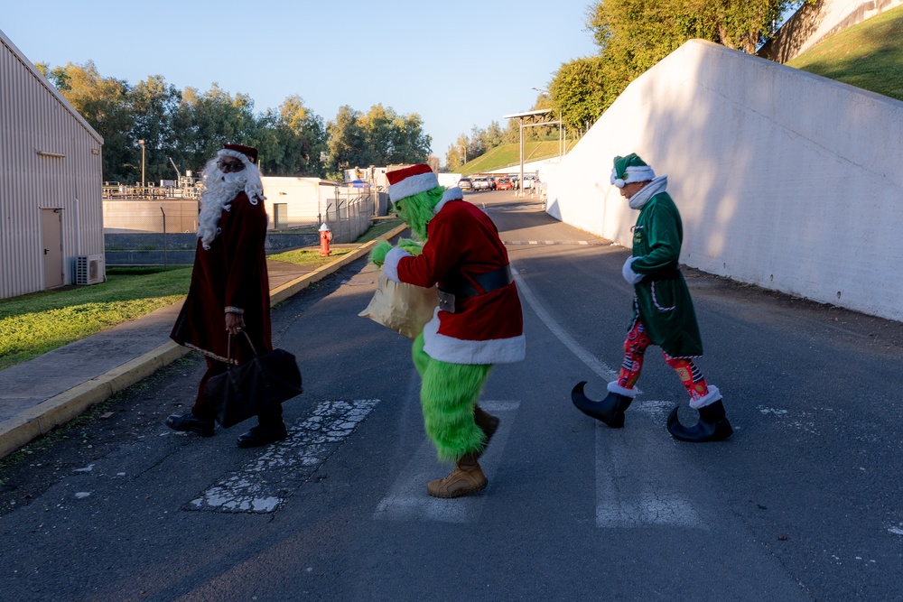 On 11DEC2024 NMRTC Sigonella/US Naval Hospital Sigonella Triad spread Holiday Cheer throughout the command.