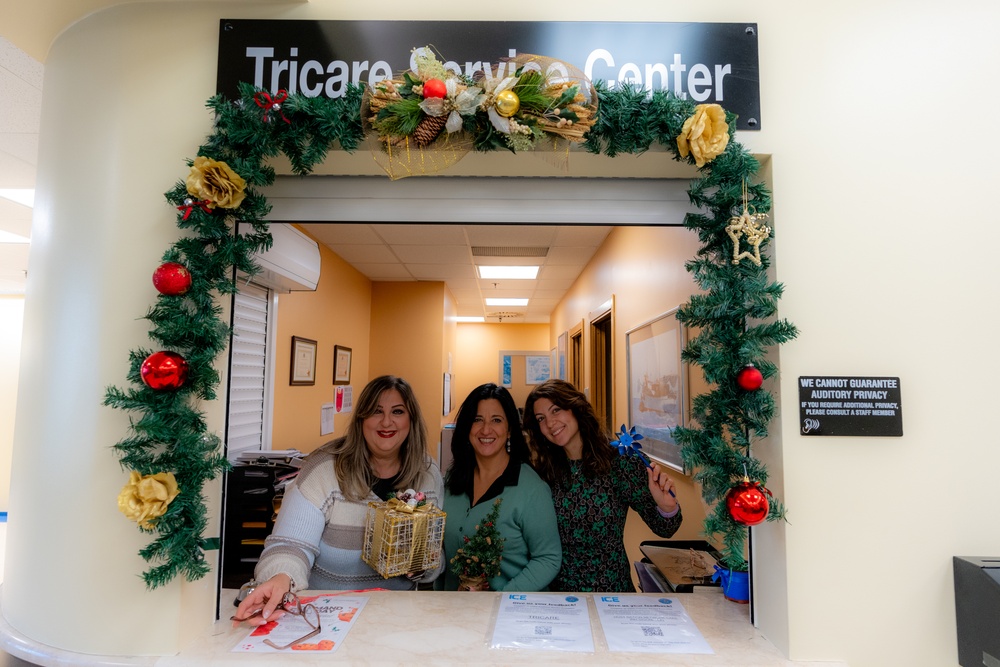 On 11DEC2024 NMRTC Sigonella/US Naval Hospital Sigonella Triad spread Holiday Cheer throughout the command.