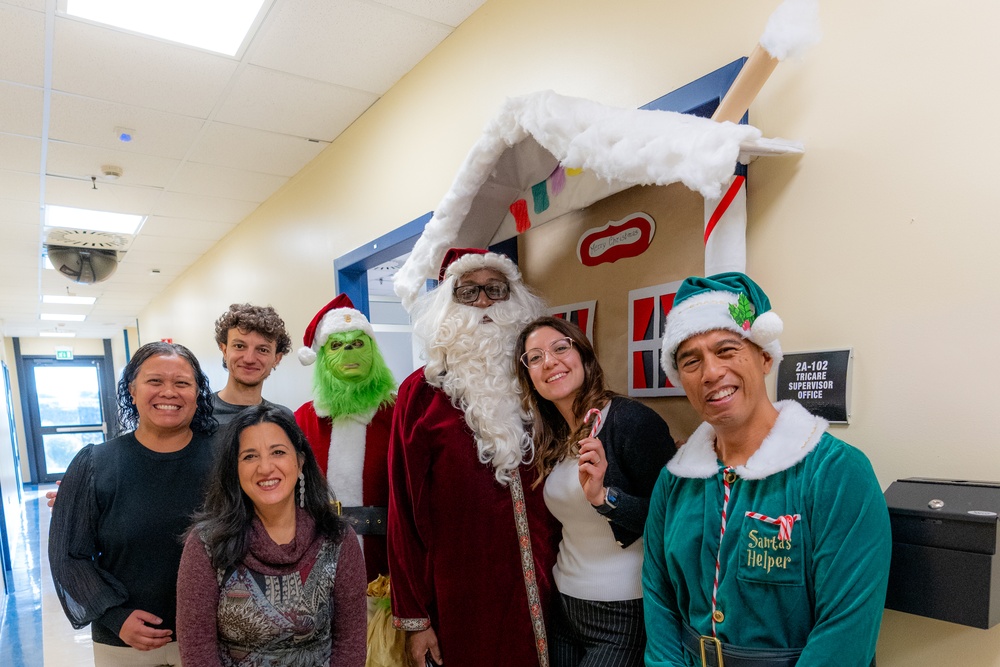 On 11DEC2024 NMRTC Sigonella/US Naval Hospital Sigonella Triad spread Holiday Cheer throughout the command.