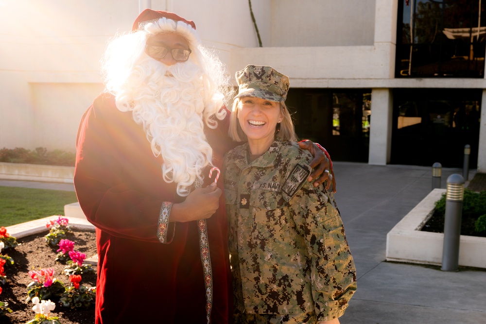 On 11DEC2024 NMRTC Sigonella/US Naval Hospital Sigonella Triad spread Holiday Cheer throughout the command.