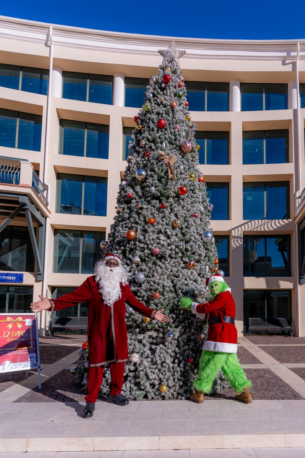 On 11DEC2024 NMRTC Sigonella/US Naval Hospital Sigonella Triad spread Holiday Cheer throughout the command.