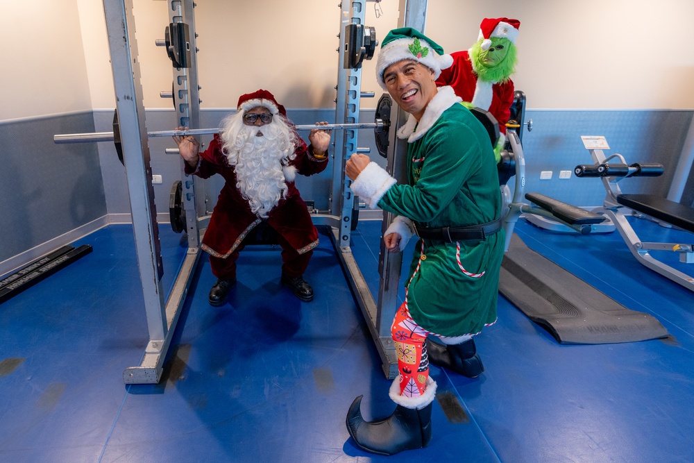 On 11DEC2024 NMRTC Sigonella/US Naval Hospital Sigonella Triad spread Holiday Cheer throughout the command.