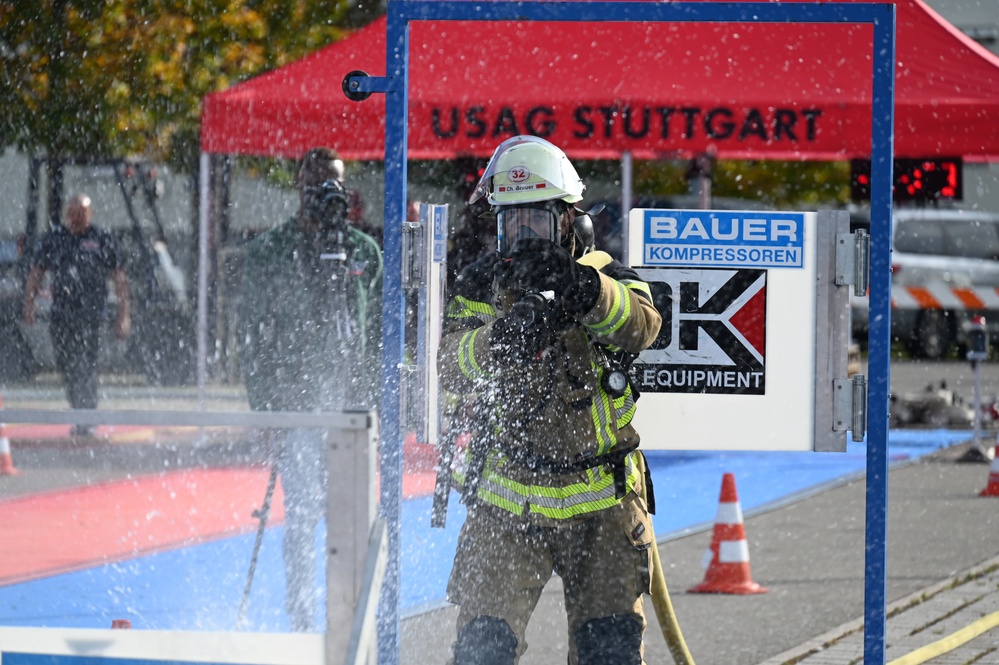 Firefighter challenge at USAG Stuttgart 2024