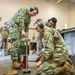 Company B, 169th Engineer Battalion conduct soil materials testing and compaction characteristics training