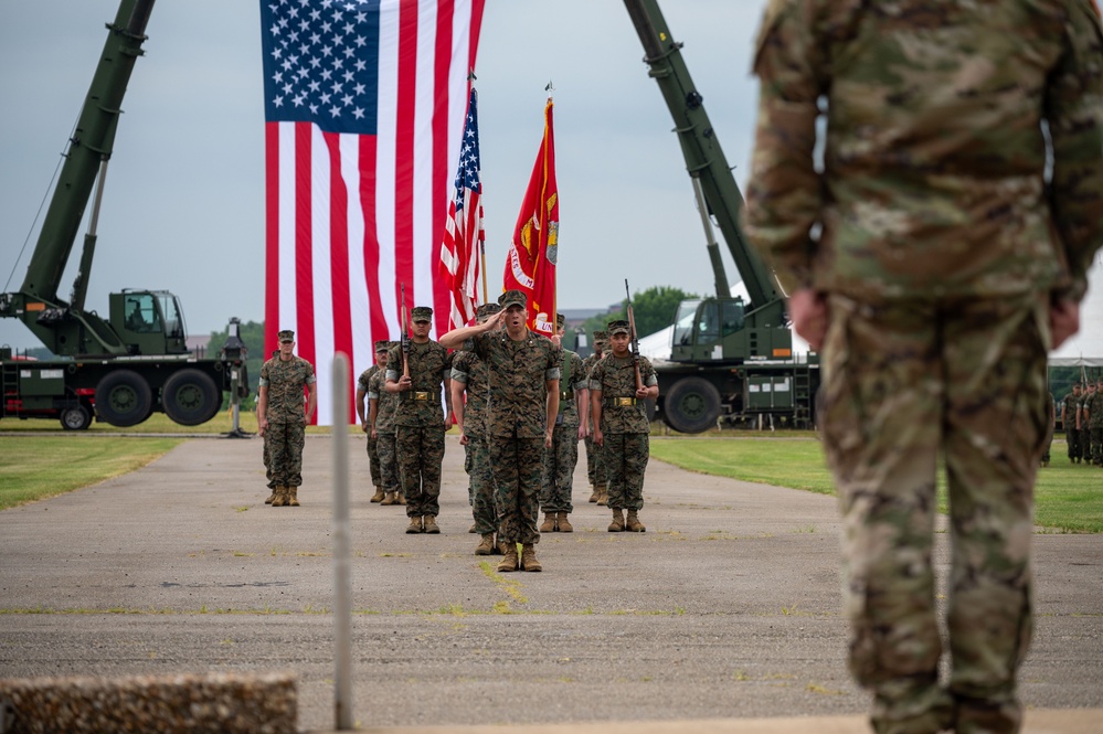 Fort Leonard Wood Marine Corps Detachment Change of Command 2024