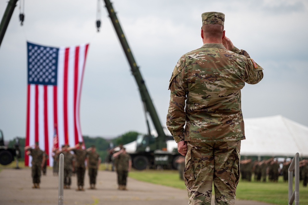 Fort Leonard Wood Marine Corps Detachment Change of Command 2024