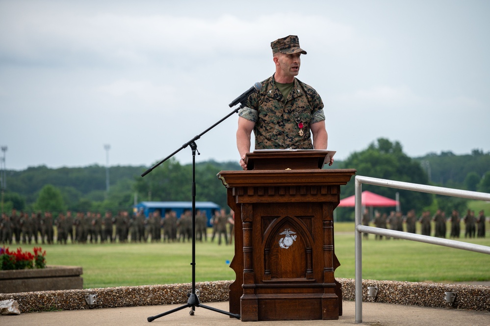 ort Leonard Wood Marine Corps Detachment Change of Command 2024