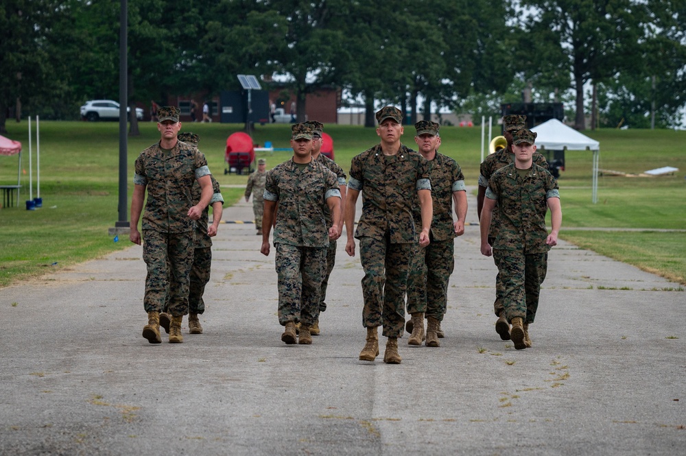 Fort Leonard Wood Marine Corps Detachment Change of Command 2024