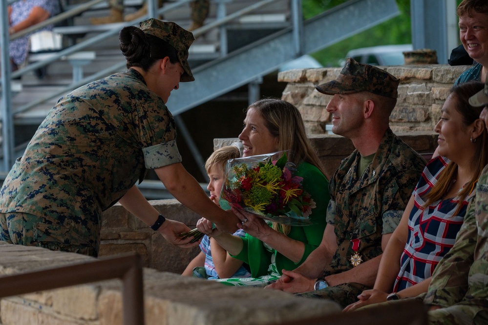 Fort Leonard Wood Marine Corps Detachment Change of Command 2024