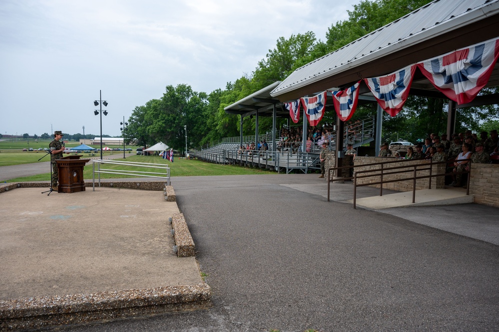 Fort Leonard Wood Marine Corps Detachment Change of Command 2024