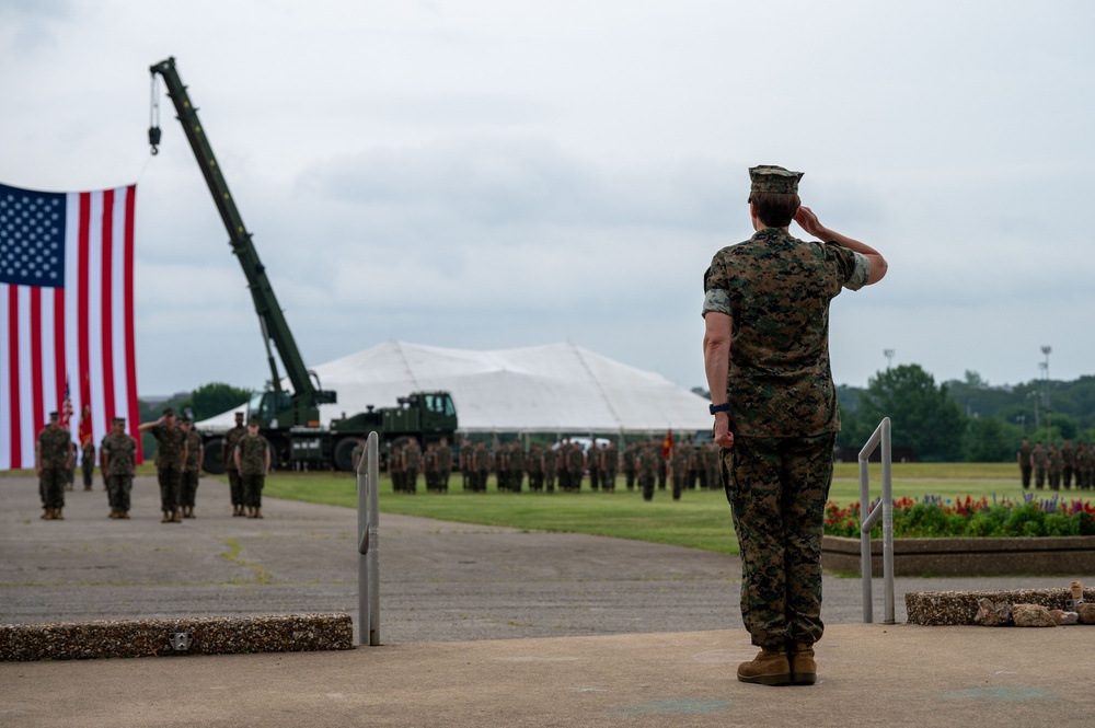 Fort Leonard Wood Marine Corps Detachment Change of Command 2024