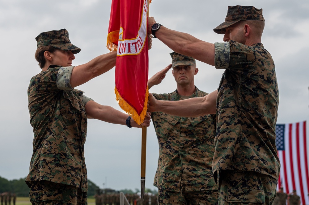 Fort Leonard Wood Marine Corps Detachment Change of Command 2024