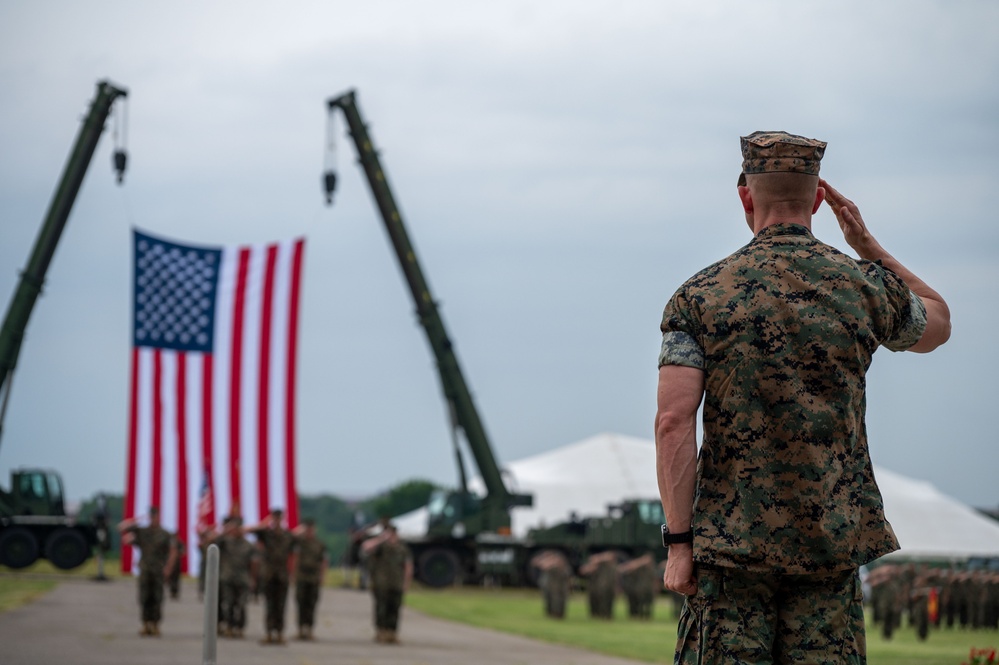 Fort Leonard Wood Marine Corps Detachment Change of Command 2024