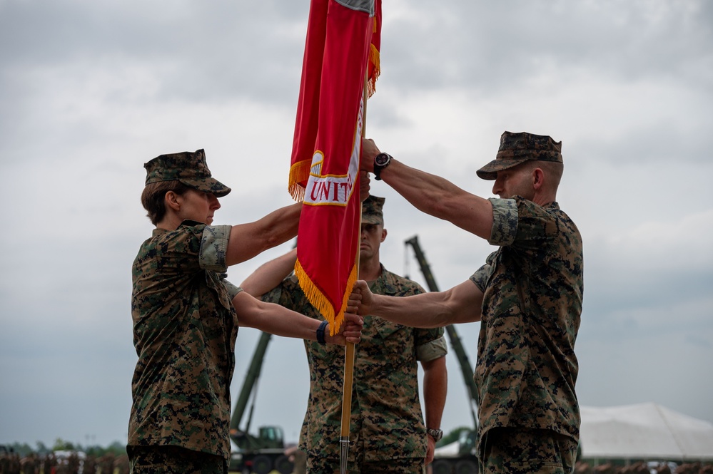 Fort Leonard Wood Marine Corps Detachment Change of Command 2024