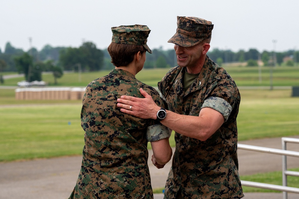 Fort Leonard Wood Marine Corps Detachment Change of Command 2024