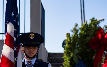 CAP presents the colors at Wreaths Across America