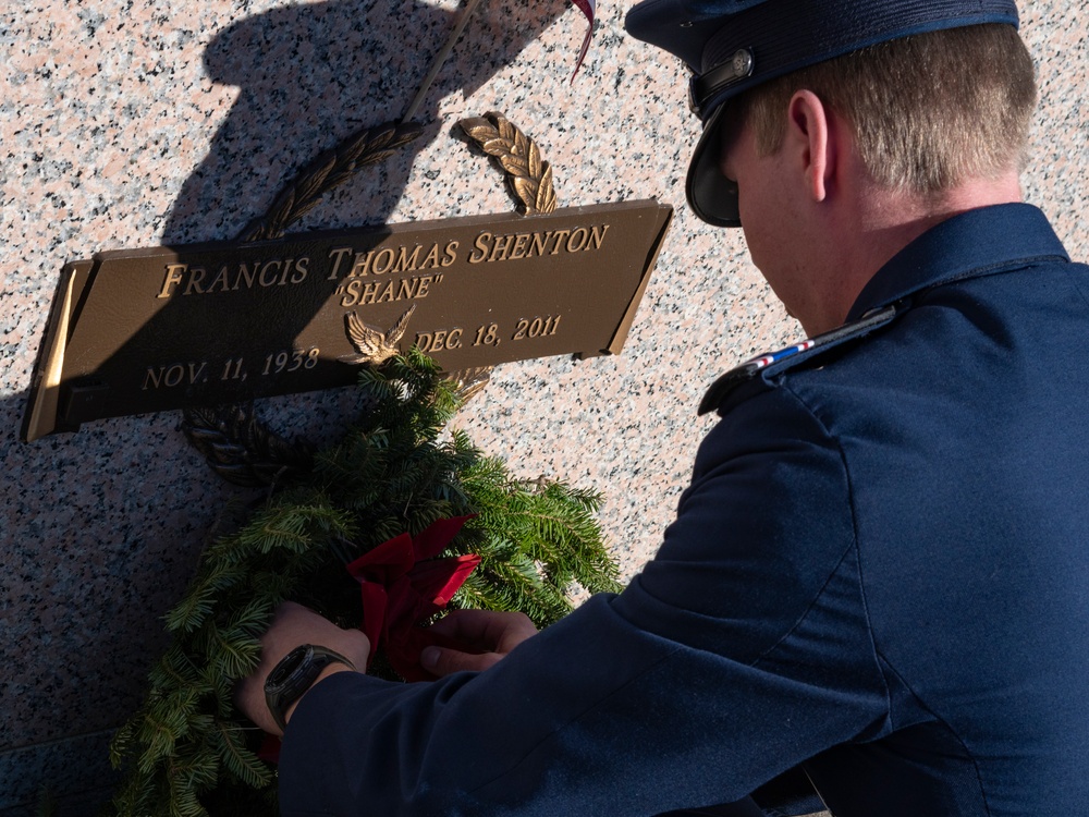 CAP presents the colors at Wreaths Across America