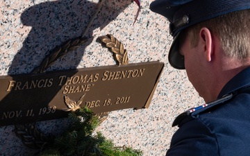 CAP presents the colors at Wreaths Across America