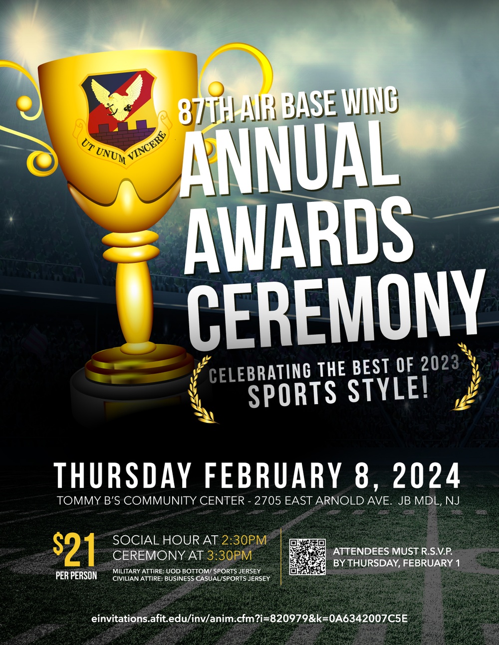 87AMW Annual Awards Poster