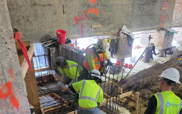 Crews work on seismic upgrades at San Francisco VA Medical Center