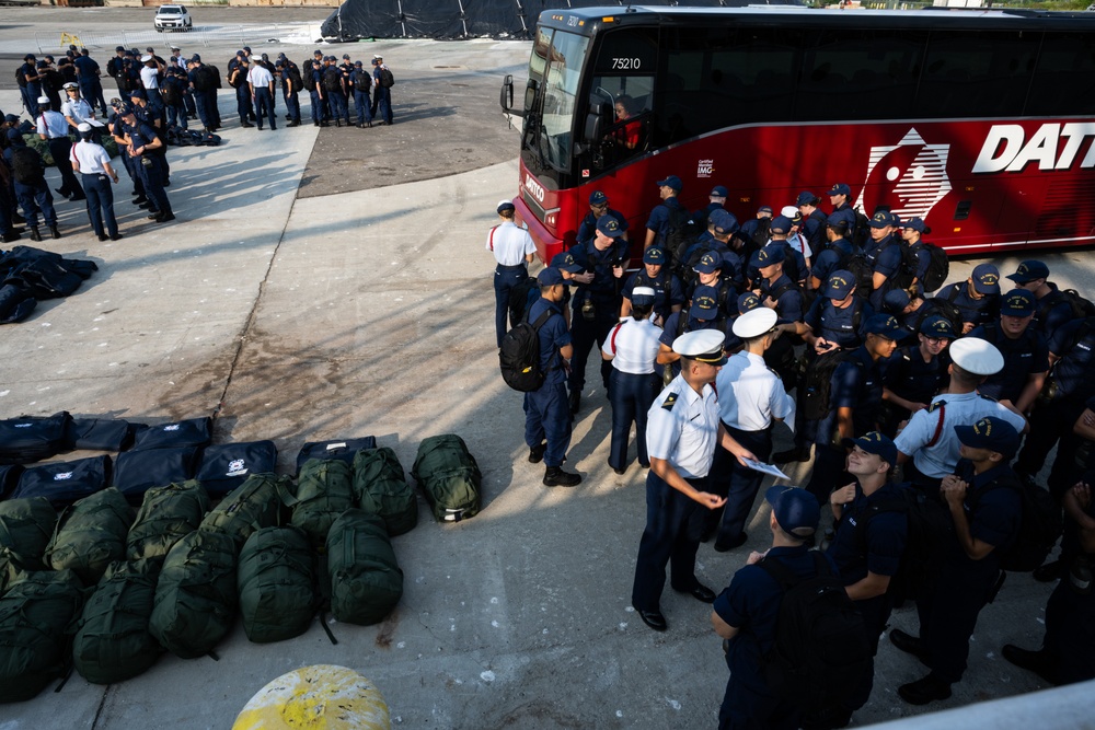 Coast Guard Academy cadets sail with Coast Guard Cutter Eagle