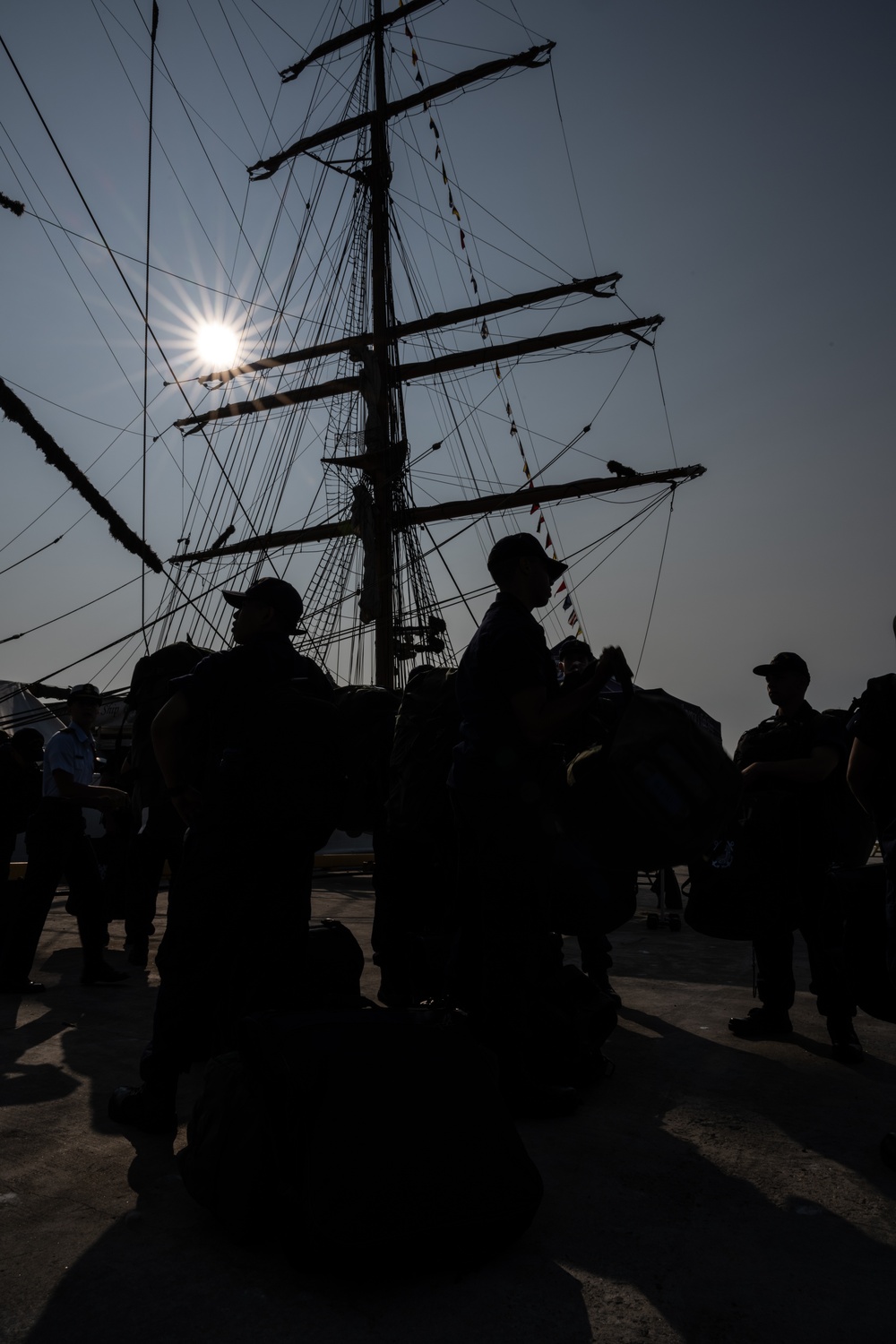 Coast Guard Academy cadets sail with Coast Guard Cutter Eagle