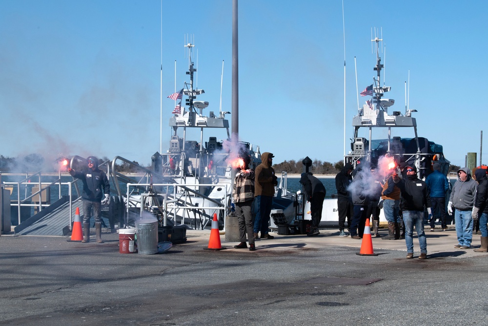 Coast Guard Station Barnegat Light hosts commercial fishing vessel safety course