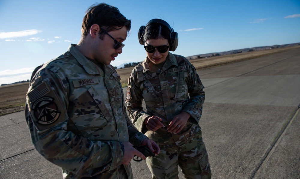 Travis AFB airfield operations team ensures safe and efficient flight line operations