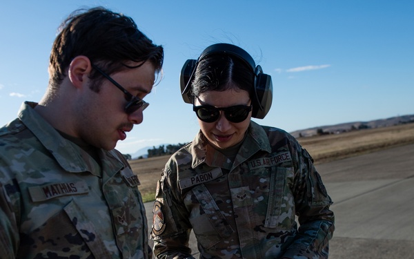 Travis AFB airfield operations team ensures safe and efficient flight line operations