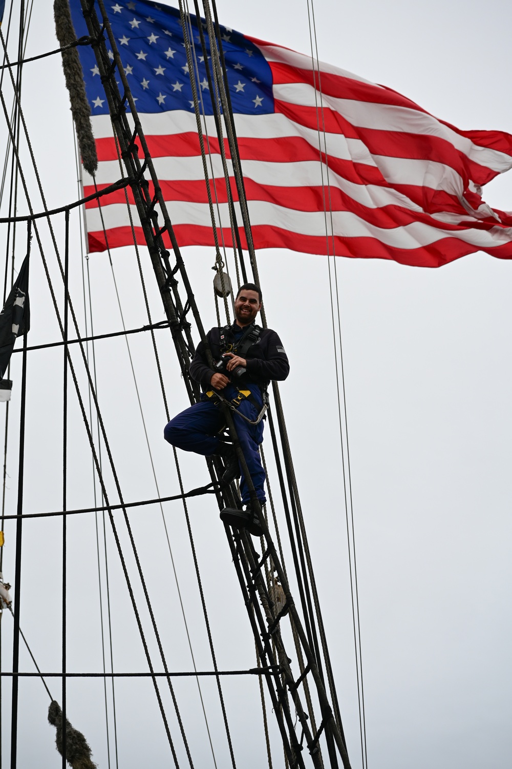 Coast Guard Cutter Eagle's crew supports a training mission