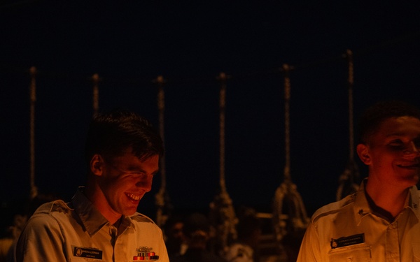 Coast Guard Cutter Eagle hosts reception in Maine