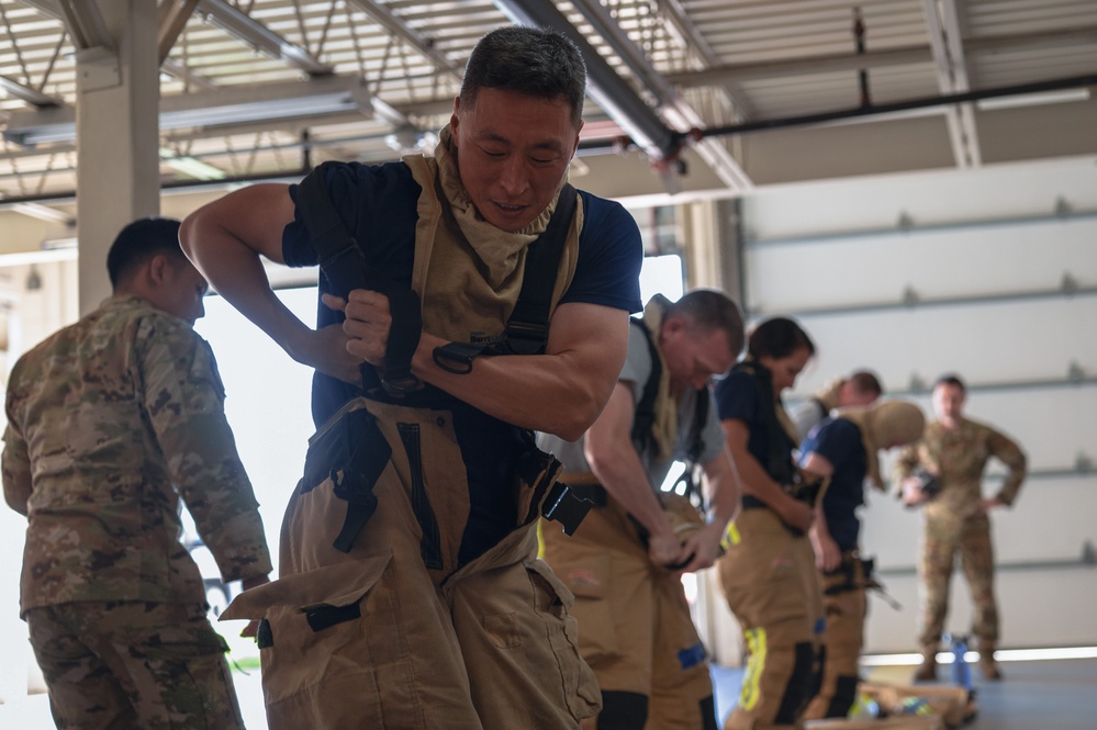 Joint Base Andrews fight the flames for Fire Prevention Week