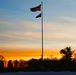 American Flag and Fort McCoy