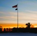 American Flag and Fort McCoy