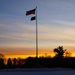 American Flag and Fort McCoy
