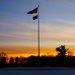 American Flag and Fort McCoy
