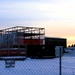 Barracks construction sunset at Fort McCoy