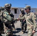 9th MSC Command Team visit Soldiers of the 100th BN 442nd IN REGT at JPMRC