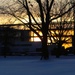 Barracks construction sunset at Fort McCoy