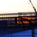 Barracks construction sunset at Fort McCoy