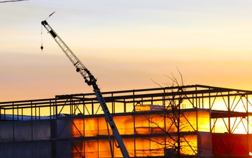 Photo Story: Barracks construction sunset at Fort McCoy